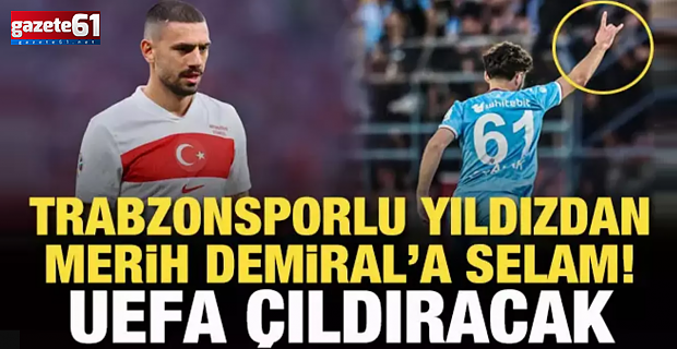 Avrupa maçında Merih Demiral'a selam!