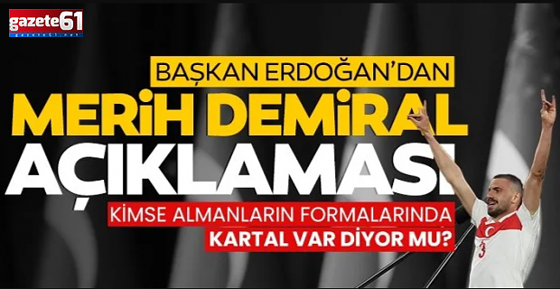 Başkan Erdoğan'dan Merih Demiral açıklaması
