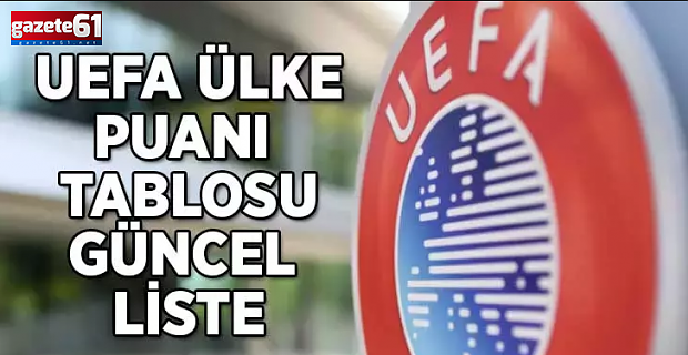  İşte Türkiye'nin UEFA sıralaması