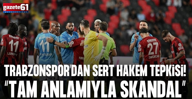 Hakem tepkisi! "Tam anlamıyla skandal"