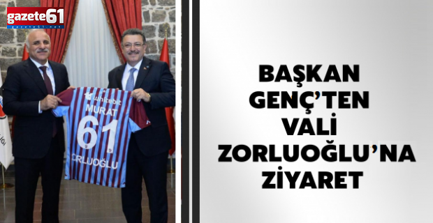 Başkan Genç’ten Vali Zorluoğlu’na Ziyaret