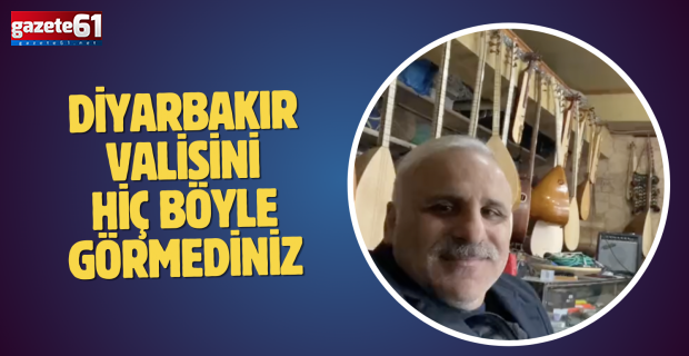 Diyarbakır Valisini hiç böyle görmediniz