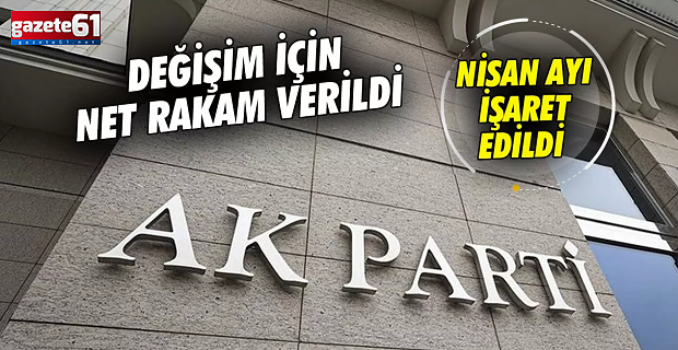 Nisan ayını işaret etti, değişim için tarih verdi!