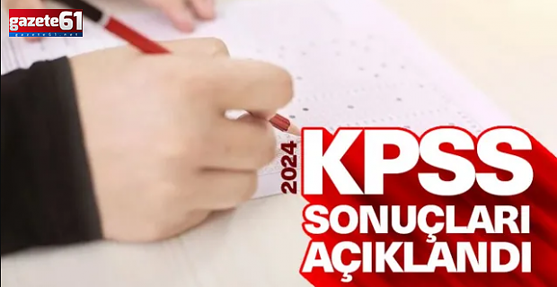 KPSS ortaöğretim sınav sonucu açıklandı!