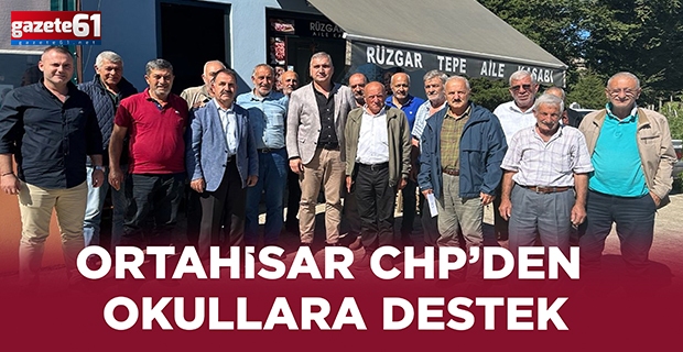 Ortahisar CHP’den okullara destek