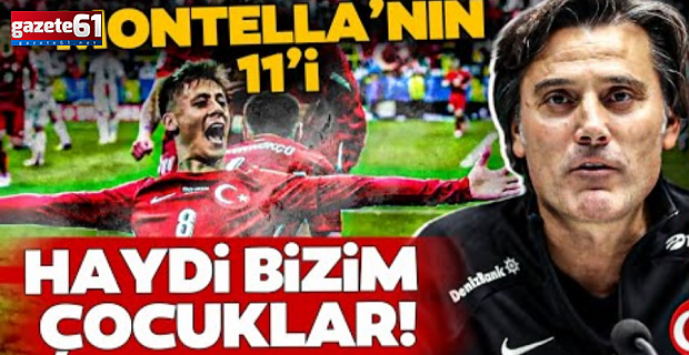 A Milli Takım A Ligi aşkına sahada! İşte Montella'nın Karadağ maçı 11'i