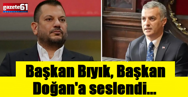 Başkan Bıyık, Başkan Ertuğrul Doğan'a seslendi...