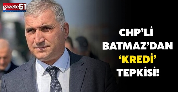 CHP Ortahisar İlçe Başkanı Haluk Batmaz,