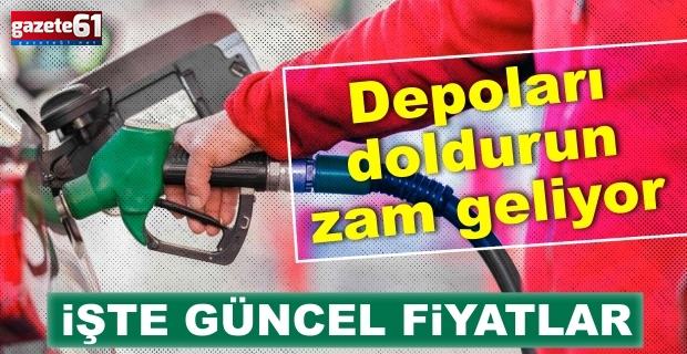 Depoları doldurun zam geliyor!