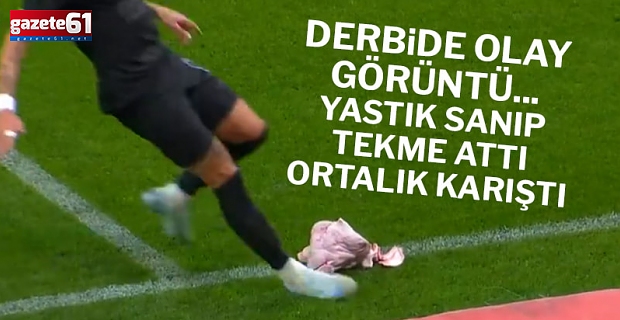 Derbide sahaya ne attılar!