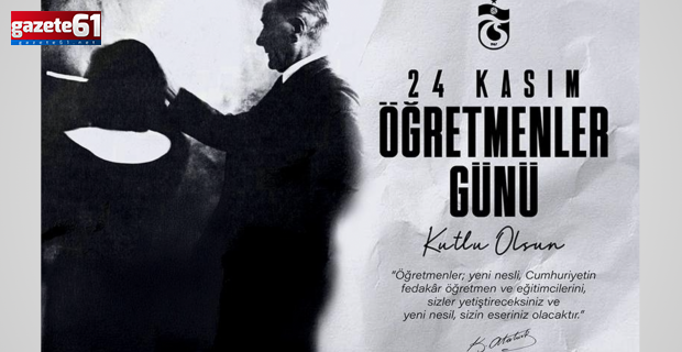 Öğretmenler gününüz kutlu olsun