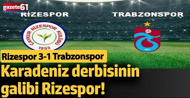 Trabzon Rize'de Kaybetti