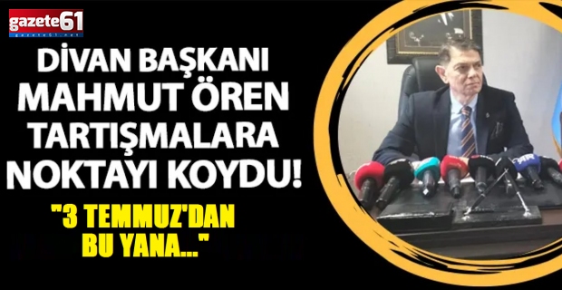 "3 TEMMUZ'DAN BU YANA..."