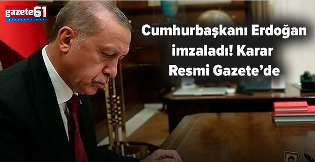 Cumhurbaşkanı Erdoğan imzaladı! O isimler görevden alındı