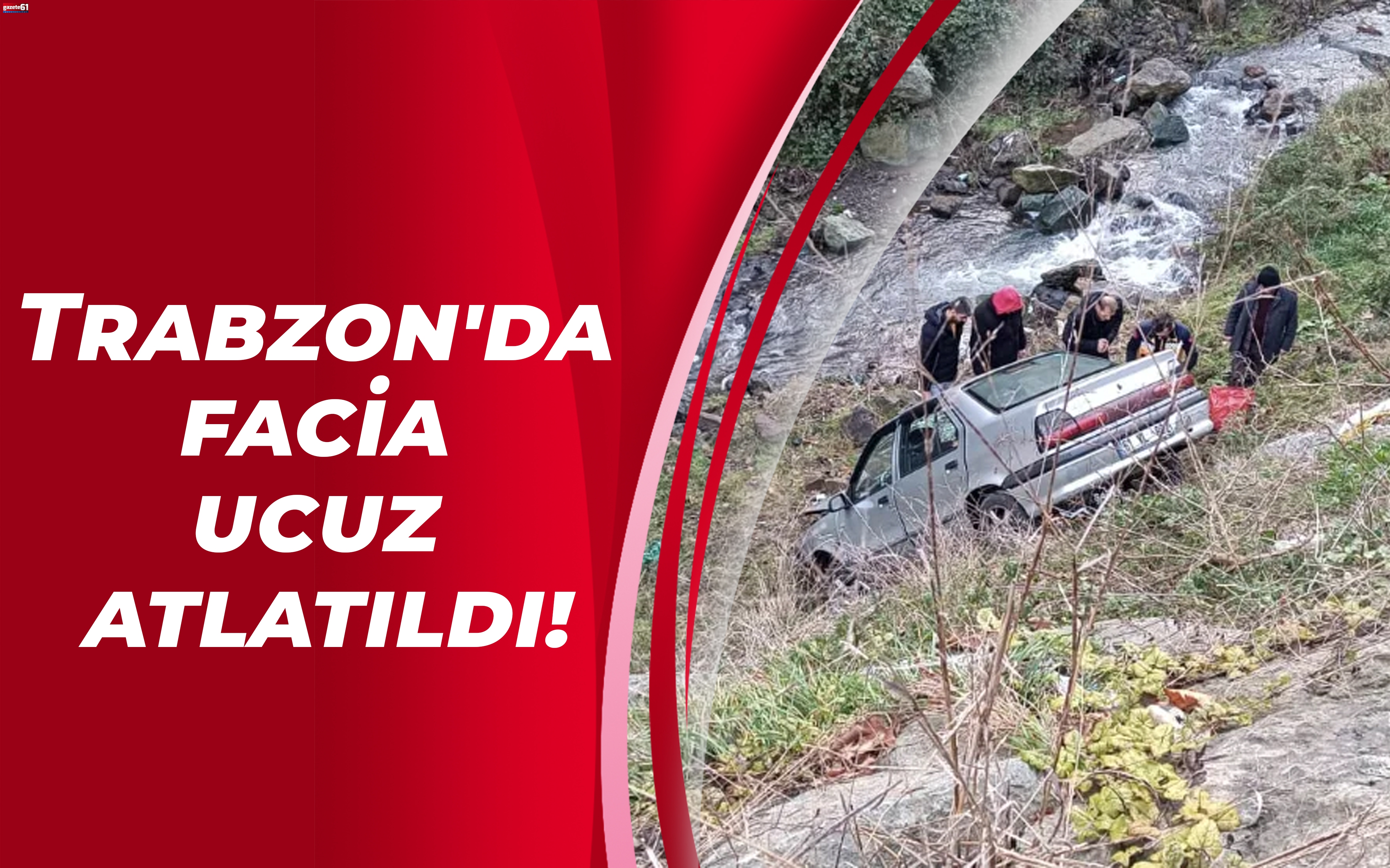 Trabzon'da facia ucuz atlatıldı!