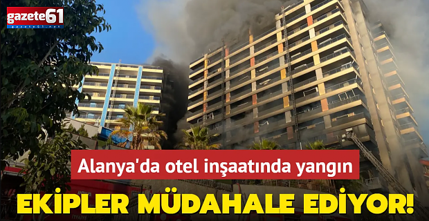 12 katlı otel inşaatında korku dolu dakikalar!