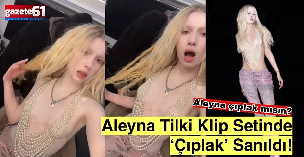 Aleyna Tilki bu defa giyinmedi, vücudunu tamamen boyadı!