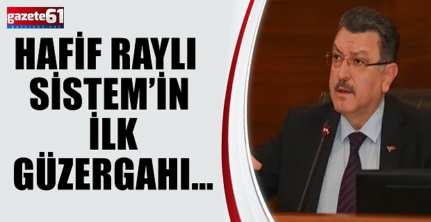 Başkan Genç açıkladı! Hafif Raylı Sistem’in ilk güzergahı…