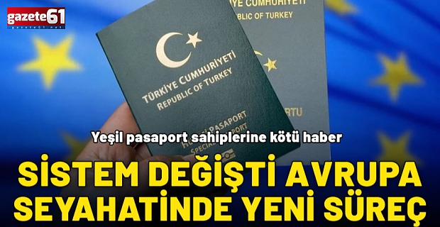 Gri ve yeşil pasaport sahiplerine kötü haber!