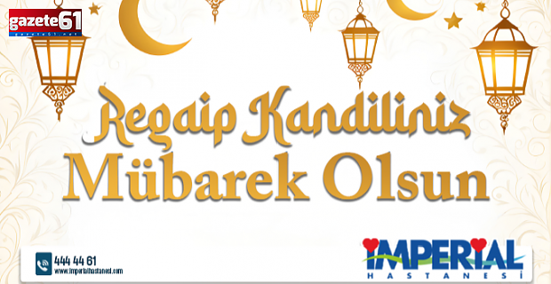 Regaip Kandiliniz Mübarek olsun