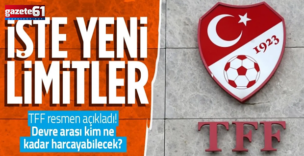 Takımların devre arası transfer harcama limiti belli oldu!