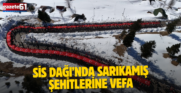 Trabzon'da Sarıkamış şehitlerine vefa