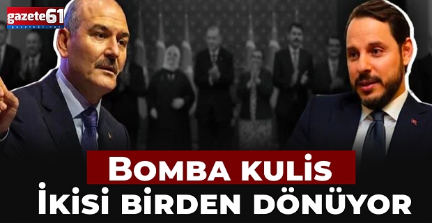 Bomba kulis... İkisi birden dönüyor...