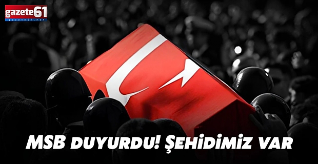 MSB duyurdu! Şehidimiz var