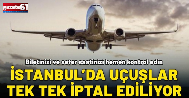 THY duyurdu: 5 ve 6 Şubat tarihli bazı uçuşlar iptal edildi