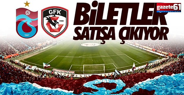 Trabzonspor - Gaziantep maçı biletleri satışa çıkıyor!