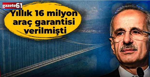 Bakan Uraloğlu Çanakkale Köprüsü ile övündü