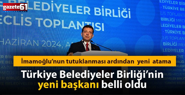  İmamoğlu'nun tutuklanmasının ardından TBB yeni başkanı belli oldu