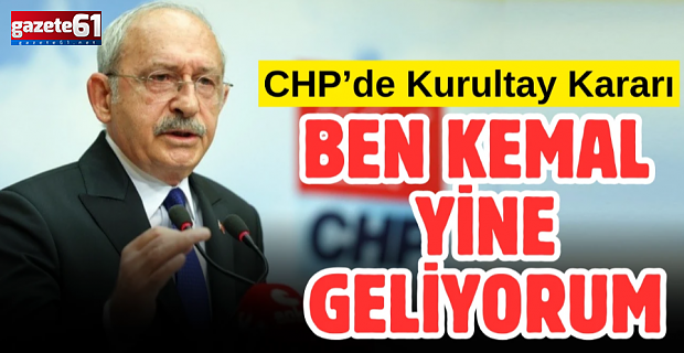 Kılıçdaroğlu kanadı kurultay için düğmeye bastı