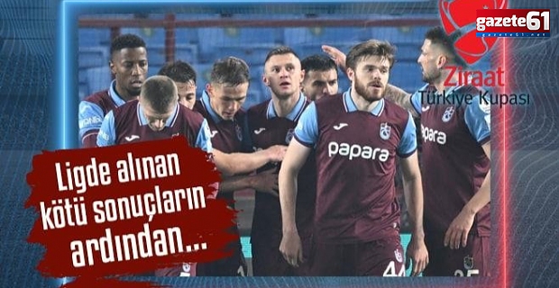 Trabzonspor'da tek hedef Ziraat Türkiye Kupası!