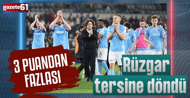 Trabzonspor'da yüzler gülüyor! 3 puandan fazlası