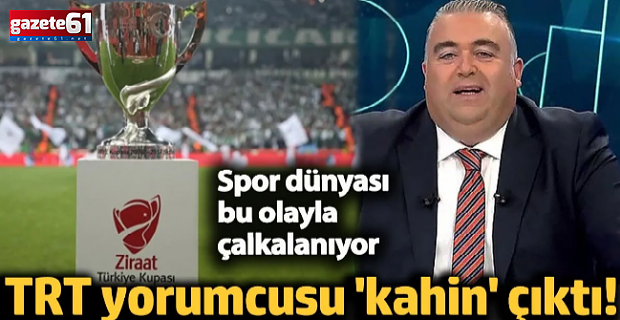 TRT yorumcusu 'kahin' çıktı! Spor dünyası bu olayla çalkalanıyor