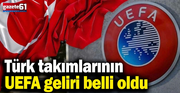 Türk takımlarının Avrupa kupalarındaki gelirleri belli oldu!