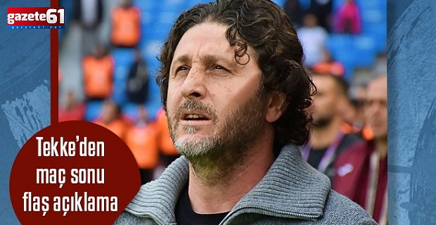 Fatih Tekke'den flaş açıklama!