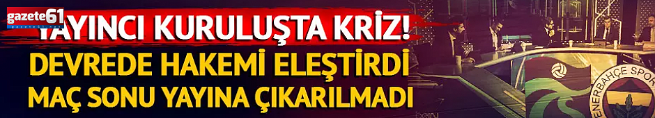 Yayıncı kuruluşta derbinin ardından kriz!