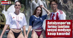 Antalyaspor#039;un forma tanıtımı...