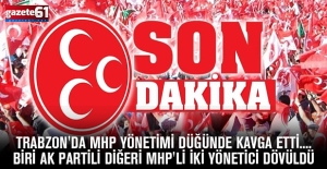 TRABZON#039;DA MHP YÖNETİMİ DÜĞÜNDE...