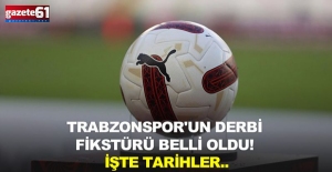 İşte Trabzonspor'un derbi tarihleri!