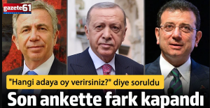 Metropoll'ün son anketinde fark kapandı