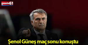 Şenol Güneş: Üzgünüz ama çalışacağız!