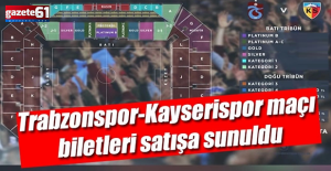 Trabzonspor Kayserispor maçı biletleri satışa çıktı