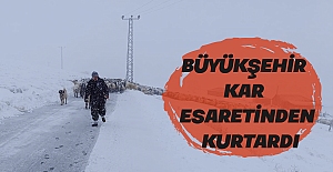 BÜYÜKŞEHİR KAR ESARETİNDEN KURTARDI