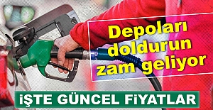 Depoları doldurun zam geliyor!