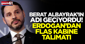 Erdoğan'dan flaş Kabine talimatı