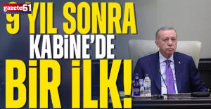 Kabine 9 yıl aradan sonra Çankaya Köşkü'nde toplanıyor