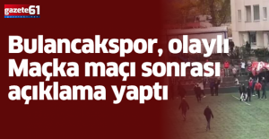 Maçka Bulancak maçında olaylar çıktı